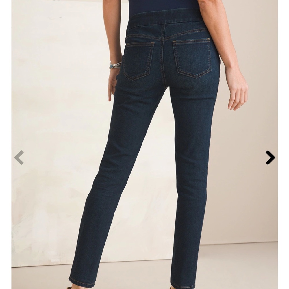 Chico’s 💙Nicky Denim Pull-On Jeggings - Picture 3 of 8